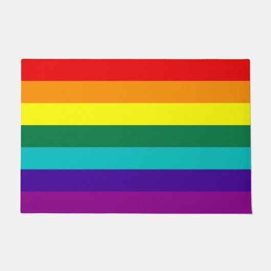 7 Regenbogenfarben Fußmatte (Vorderseite)