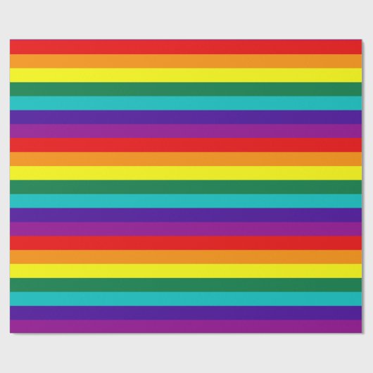 7 Regenbogenfarben Geschenkpapier (Flach)