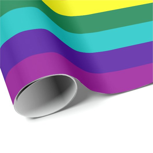 7 Regenbogenfarben Geschenkpapier (Rolleneckpunkt)