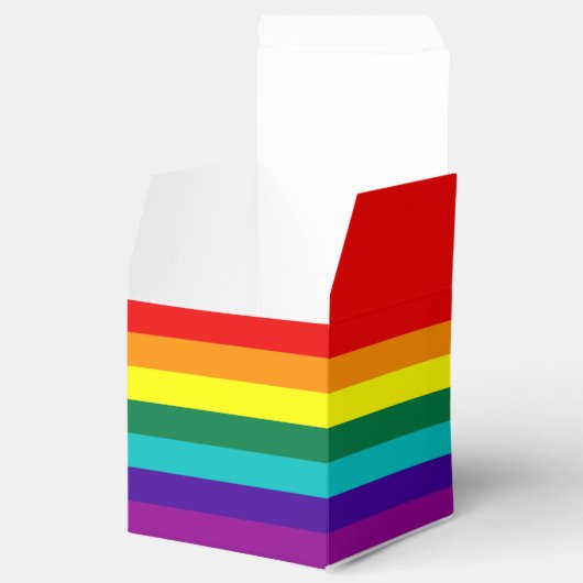 7 Regenbogenfarben Geschenkschachtel (Geöffnet)