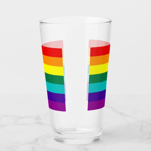 7 Regenbogenfarben Glas (Links)