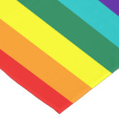 7 Regenbogenfarben Großer Tischläufer (Ecke)