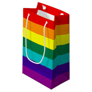 7 Regenbogenfarben Kleine Geschenktüte