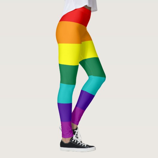 7 Regenbogenfarben Leggings (Rechts)