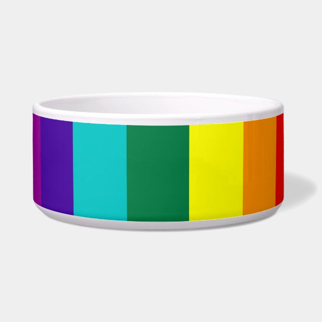 7 Regenbogenfarben Napf (Vorderseite)