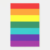 7 Regenbogenfarben Post-it Klebezettel (Vorderseite)