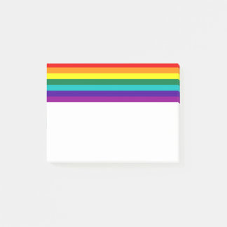 7 Regenbogenfarben Post-it Klebezettel