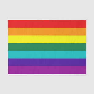 7 Regenbogenfarben Seidenpapier