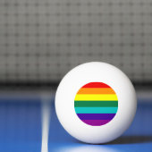 7 Regenbogenfarben Tischtennisball (Netto)
