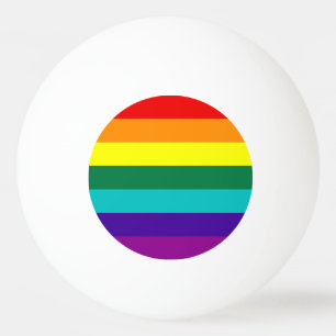 7 Regenbogenfarben Tischtennisball