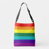 7 Regenbogenfarben Tragetaschen Mit Langen Trägern (Rückseite)