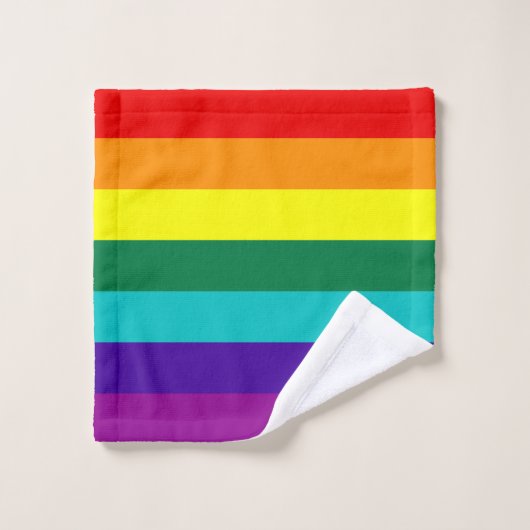 7 Regenbogenfarben Waschlappen (Waschlappen)