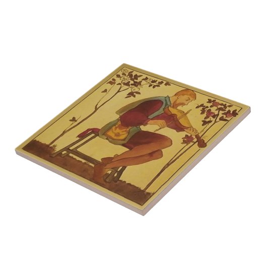 #7 Repro Copeland Medieval Minstrels Music Theme Fliese (Seite)