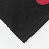 7 Romantic 67 Heart Pattern Valentine Love Trend 6 Fleecedecke (Ecke)