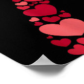 7 Romantic 67 Heart Pattern Valentine Love Trend 6 Poster (Ecke)