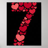 7 Romantic 67 Heart Pattern Valentine Love Trend 6 Poster (Vorne)