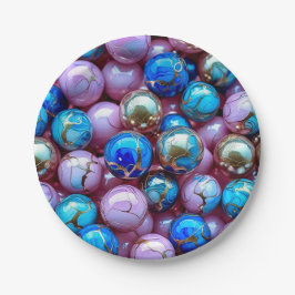 7" Round Paper Plate Pappteller