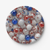 7" Round Paper Plate Pappteller (Vorderseite)