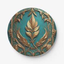 7" Round Paper Plate