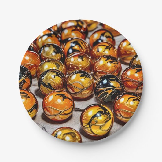 7" Round Paper Plate Pappteller (Vorderseite)