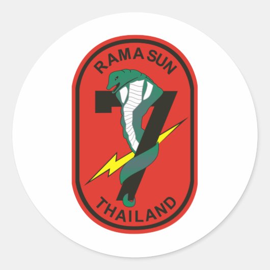 7. RRFS RUNDER AUFKLEBER (Vorderseite)