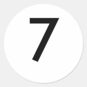 7 RUNDER AUFKLEBER (Vorderseite)