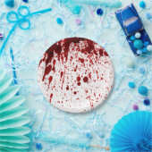 7" Rundpapier Plate Spritzer Vampire Gothic Pappteller (Party)