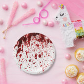 7" Rundpapier Plate Spritzer Vampire Gothic Pappteller (Party)