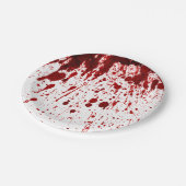 7" Rundpapier Plate Spritzer Vampire Gothic Pappteller (Schrägansicht)