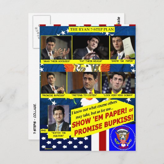 7 SCHRITTE - Postkarte (Vorne/Hinten)