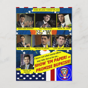 7 SCHRITTE - Postkarte