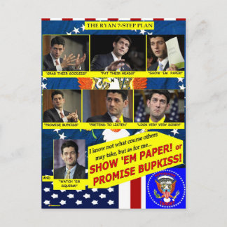 7 SCHRITTE - Postkarte