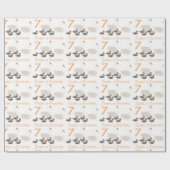 7 Schwänze im Schwimmen Geschenkpapier (Flach)