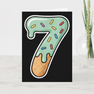 7 Sechs Sieben Trend 67 Frohen 67. Schultag Karte