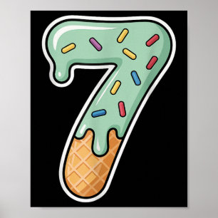 7 Sechs Sieben Trend 67 Frohen 67. Schultag  Poster