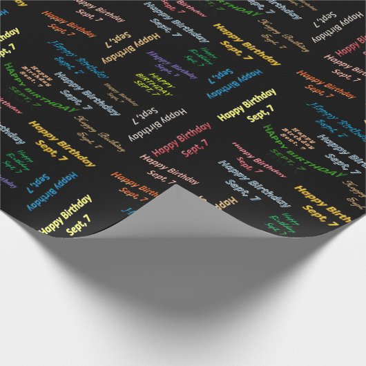 7. September Geschenkpapier (Ecke)