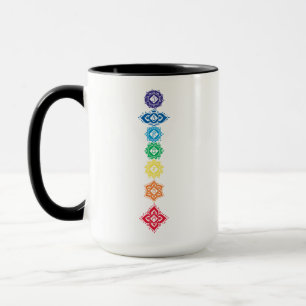 7 Sieben Chakren Energie Tasse