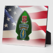 7. Special Forces Group (IM FLUGZEUG) Plaque Fotoplatte (Seite)
