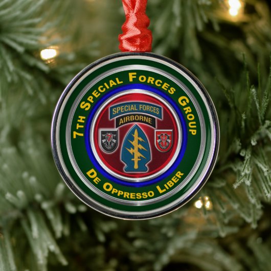 7. Special Forces Group Weihnachten halten Ornament Aus Metall (Baum)