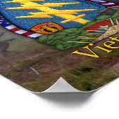 7. Spezialeinheiten grüne Berberets "Vietnam War P Poster (Ecke)