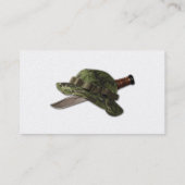 7. Spezialkräfte grüne Berets sf sfg recon Visitenkarte (Rückseite)