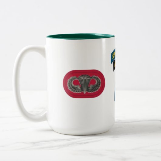 7. SPEZIELLE KRAFT-GRUPPEN-TASSE ZWEIFARBIGE TASSE (Links)