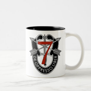 7. Spezielle Kraft-Gruppen-Wappen Zweifarbige Tasse
