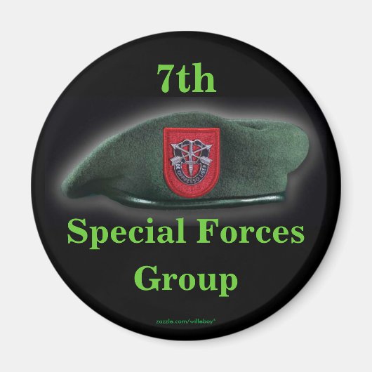 7. Spezielle Kräfte Gruppe vets iraq Magnet vfw (Vorne)