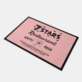 7-Sterne-Restaurant, Elk Grove Village, IL Fußmatte (Schrägansicht)