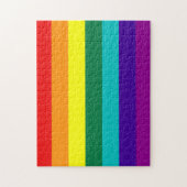 7 Streifen Rainbow Gay Pride Flag Puzzle (Vertikal)