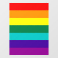 7 Streifen Regenbogen-Stolz