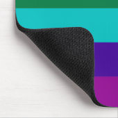 7-Streifen-Regenbogenfarbenflagge Mousepad (Ecke)