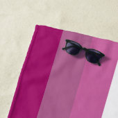 7 Stripe Lesbian Sunset Pride Flag Strandtuch (Beispiel)