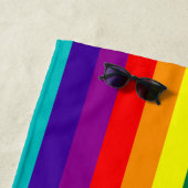 7-Stripe Rainbow Pride Flag  Strandtuch (Beispiel)